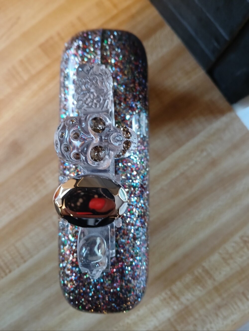 Alexander McQueen NWT RARE Multi Glittered Knuckle Bag & Dustbag - Picture 7 of 10